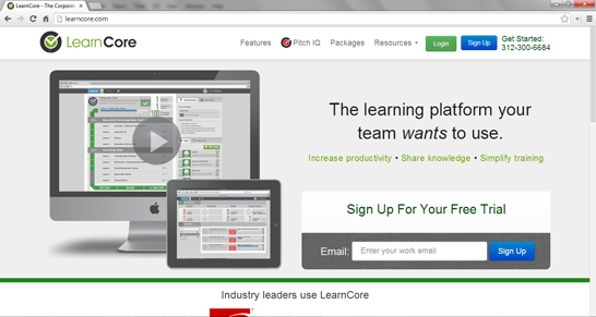 LearnCore is the definitive corporate training software
